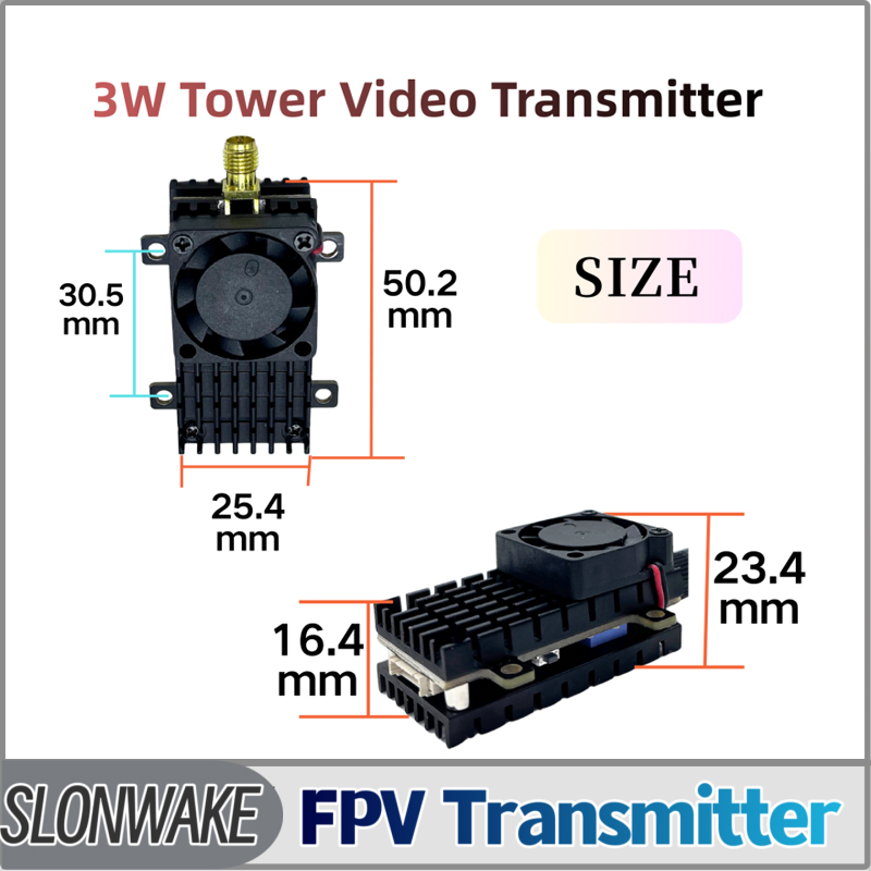 Fpv Drone Vtx - SLONWAKE 5,8G 3000mW simulación VTX FPV