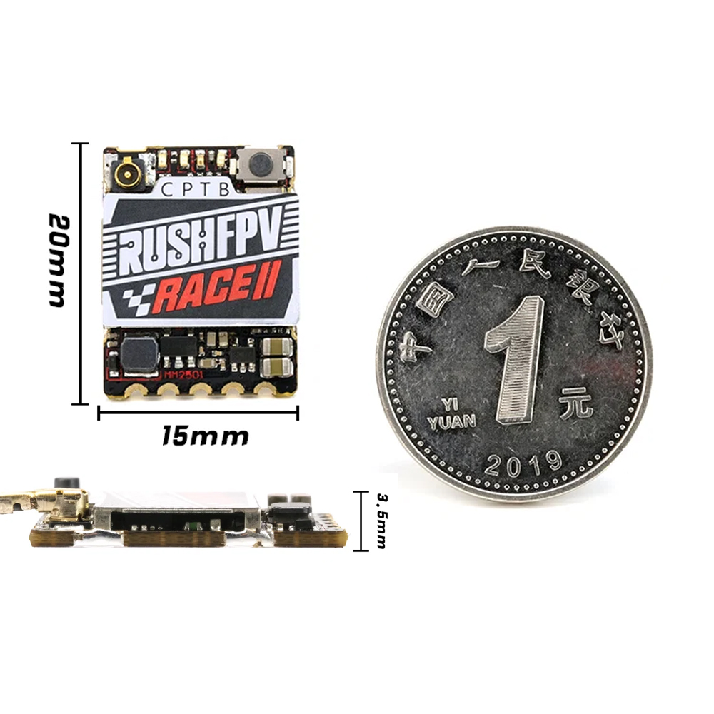 Transmisor de video VTX Rushfp - Fpv Drone Vtx reseña y precio